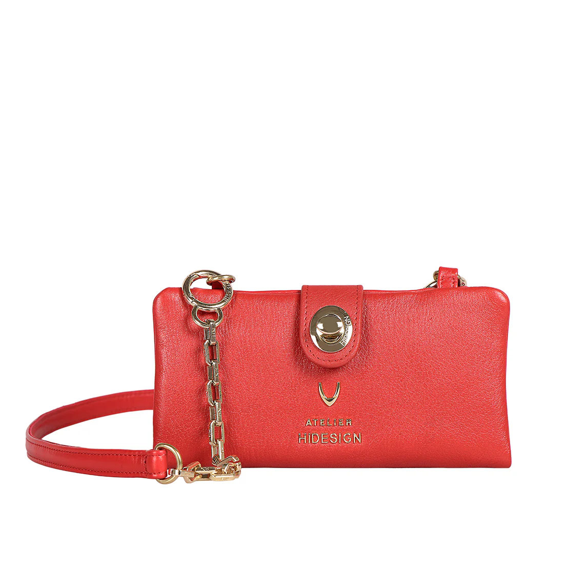 Callas W2 Red Leather Sling Wallet - Image 3