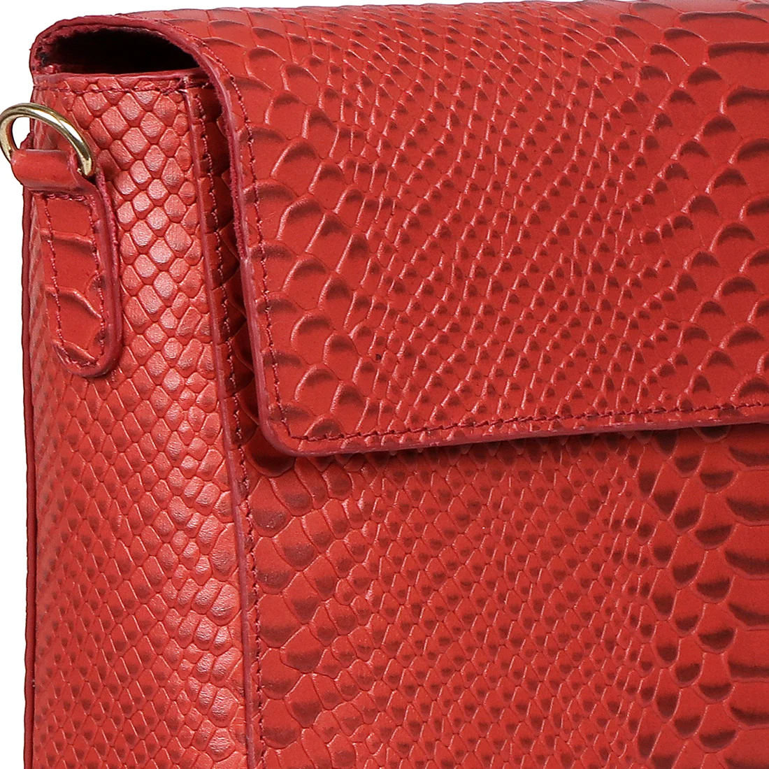 Boulevard 02 Sb Red Leather Shoulder Bag - Image 5