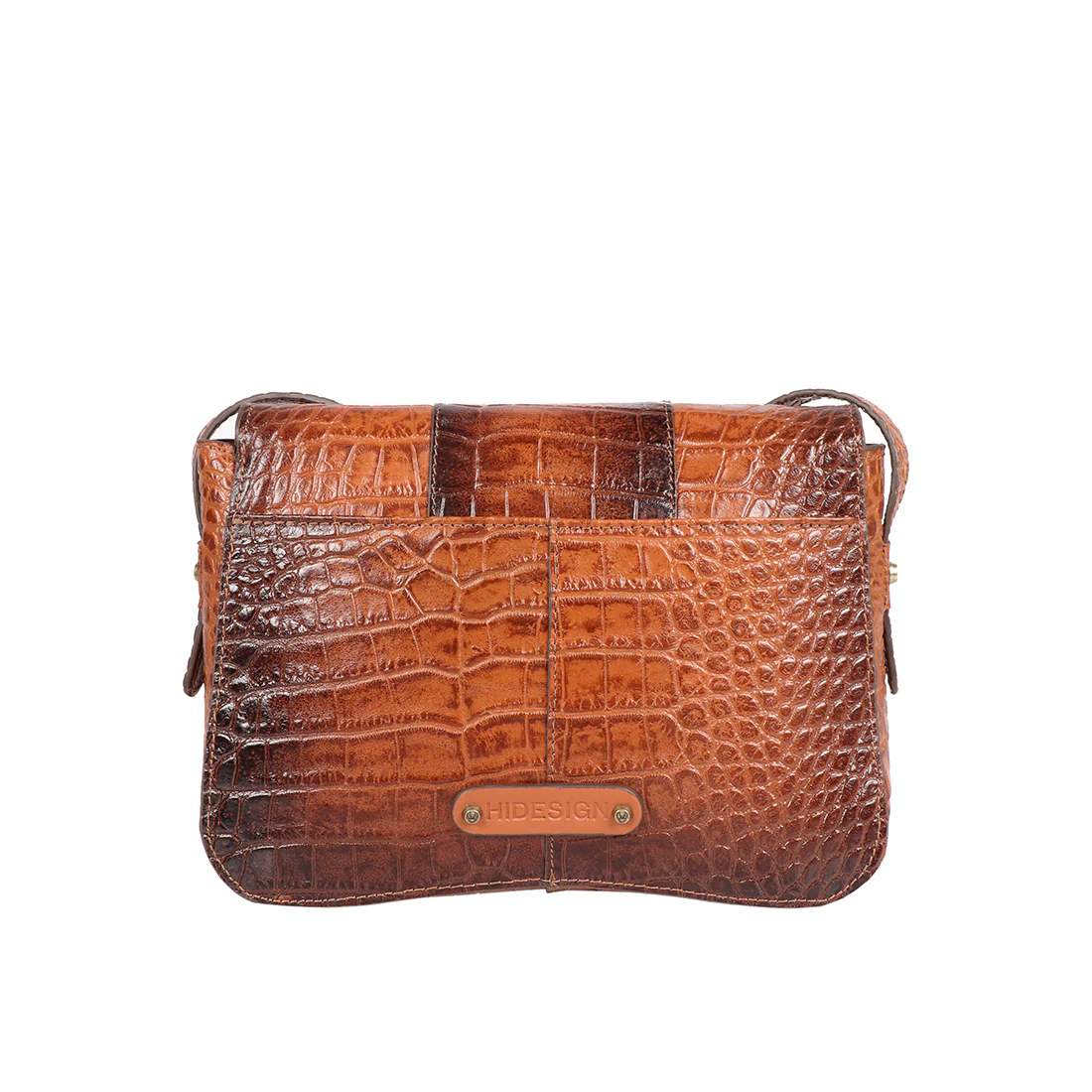 Fontana Orange Leather Sling Bag - Image 5