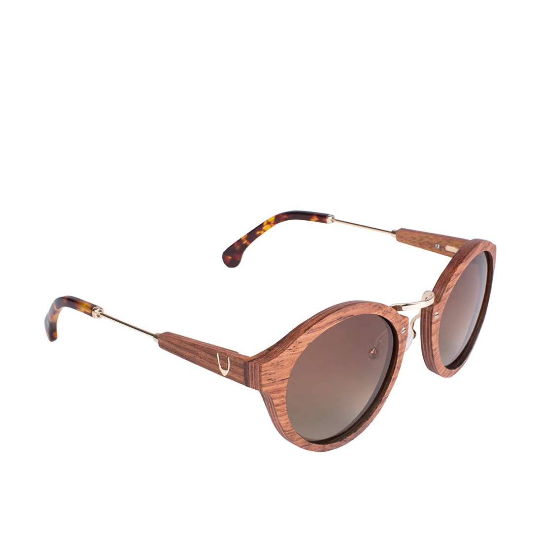 Masai-Wb187R Women's Brown Round Sunglasses - Image 3