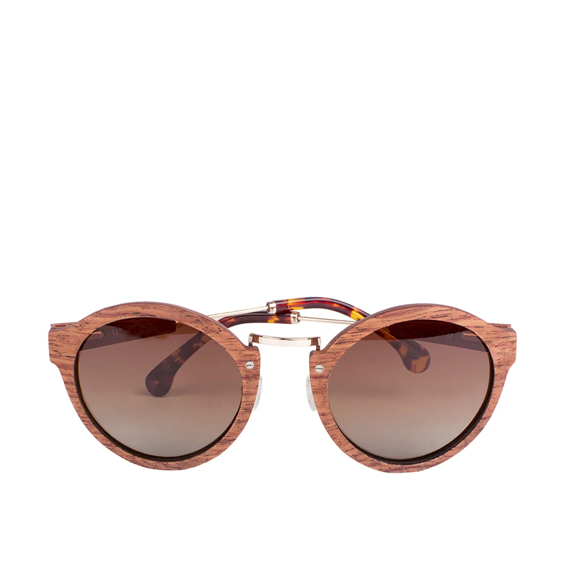 Masai-Wb187R Women's Brown Round Sunglasses - Image 4