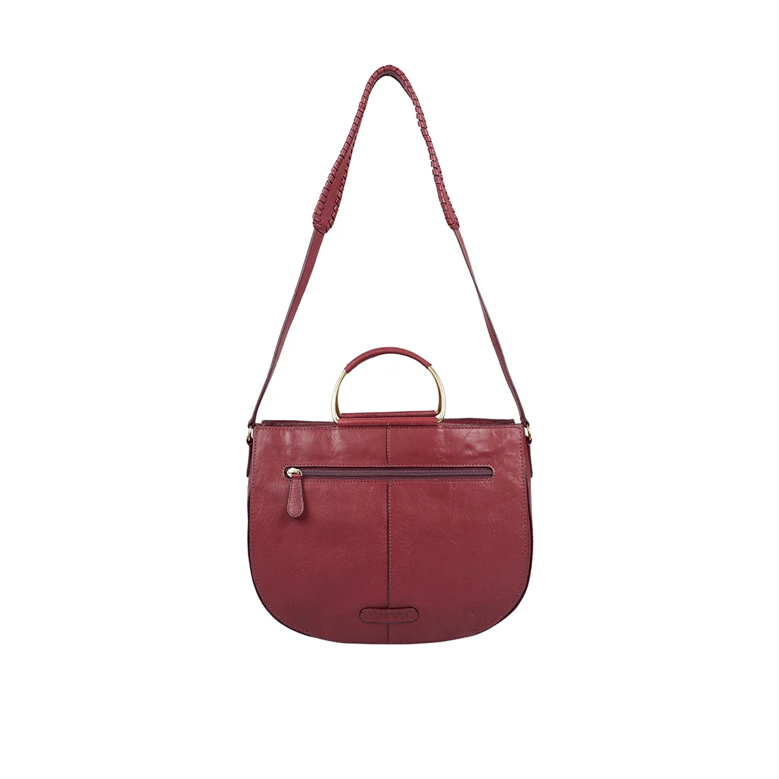 Valonia 01 Marsala Leather Satchel - Image 5